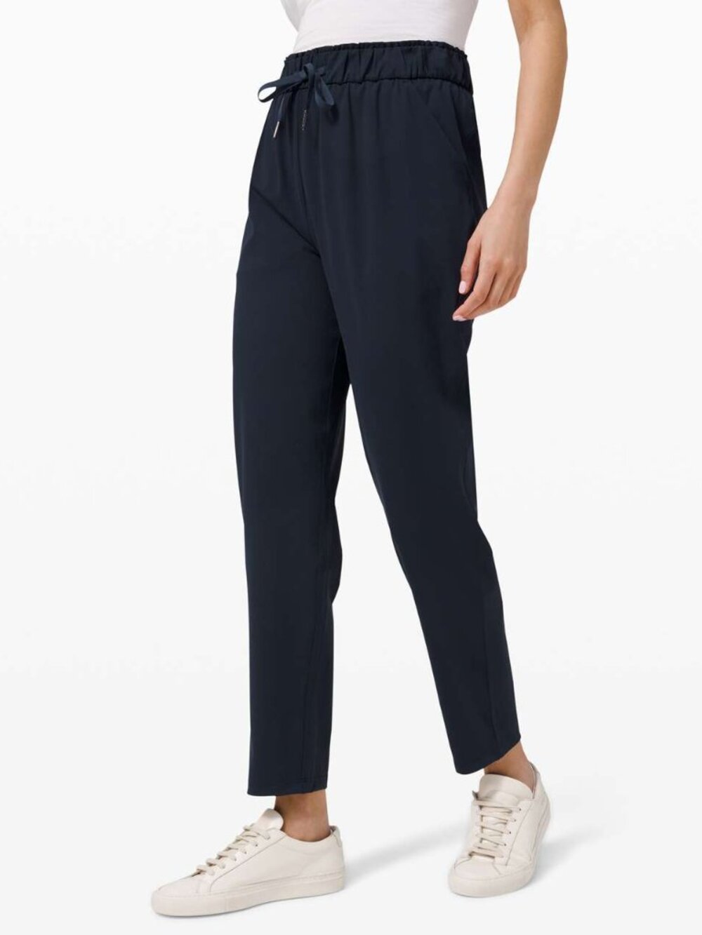 LULULEMON Keep Moving Pants - 8 - True Navy, High Rise, Drawstring